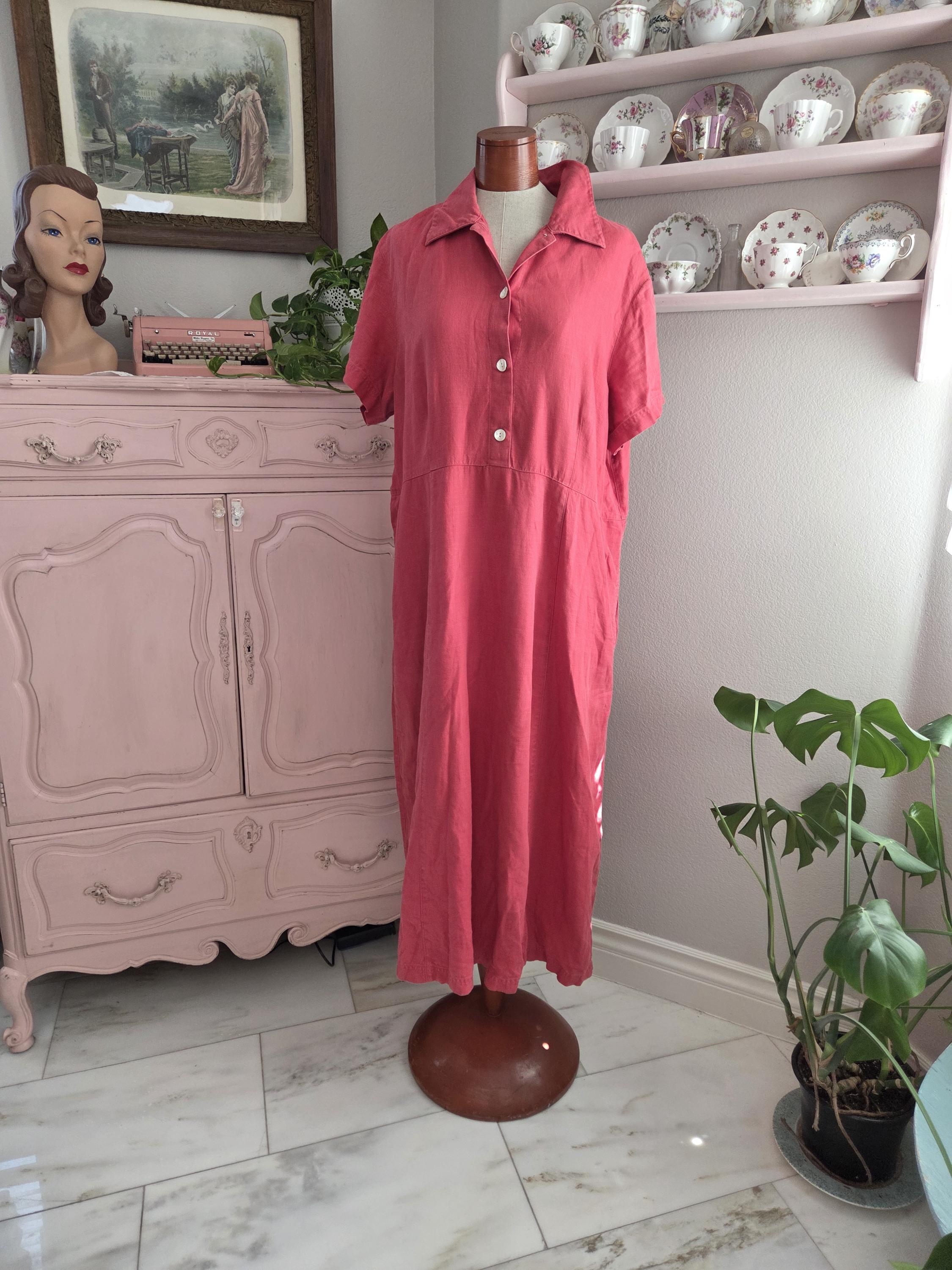 Linen Eddie Bauer Dress - Etsy Linen Eddie Bauer Dress - Etsy