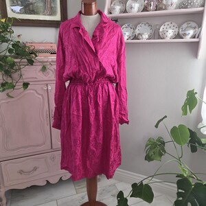 jack mulqueen silk dress Vintage 100% Silk Dress, Size 4, By Mary McFadden for Jack MulQueen Amazing