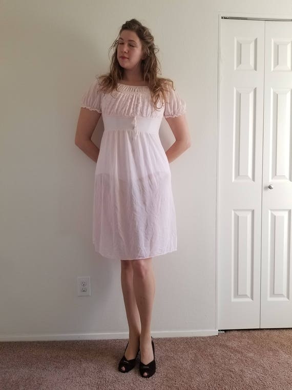 pink babydoll nightgown