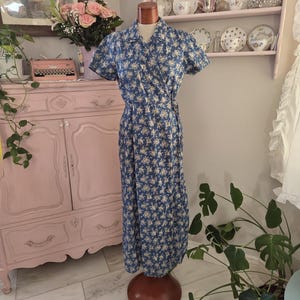 denim dress with roses Rose Garden Bliss Denim Mini Dress