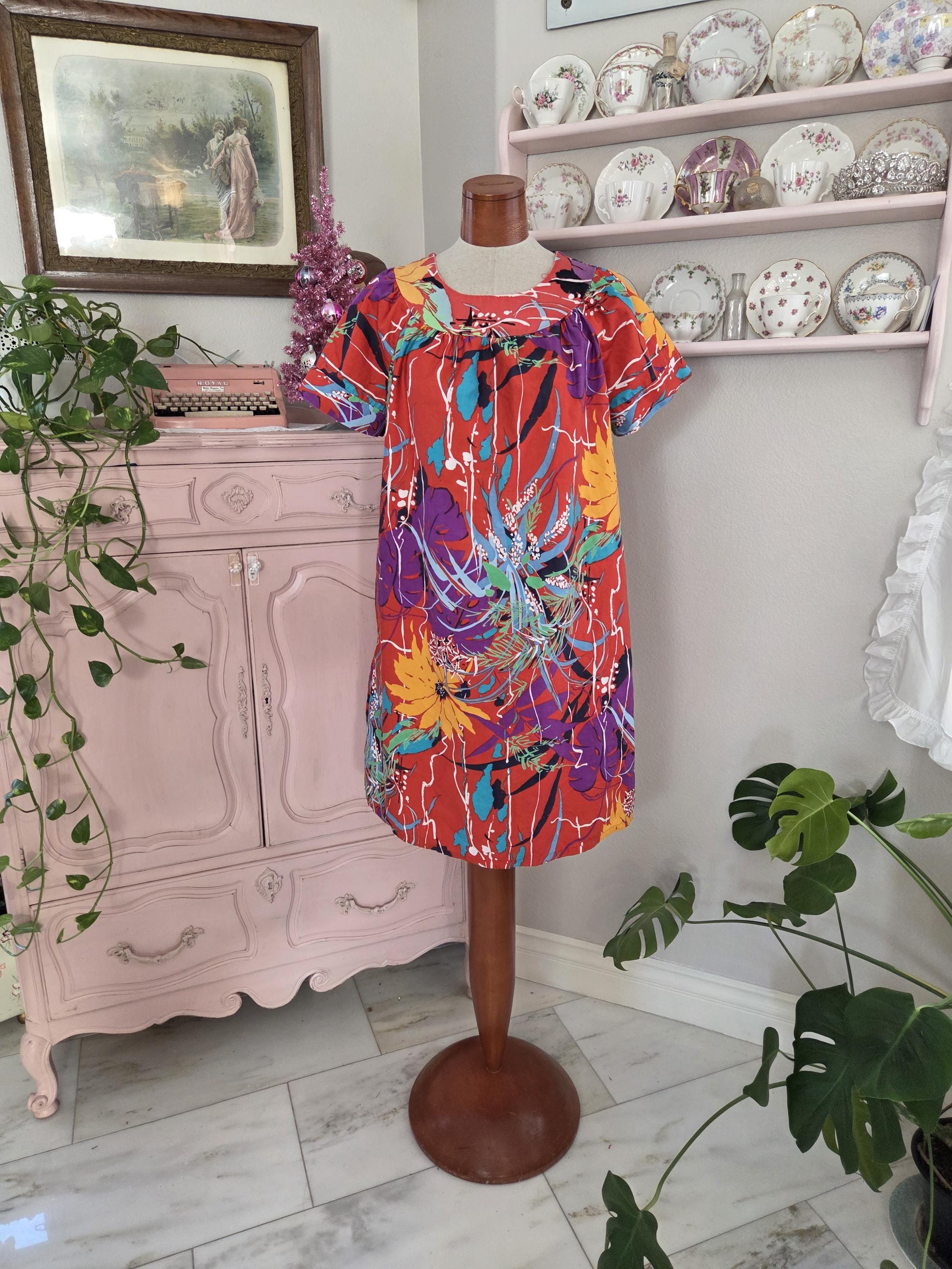 Cotton Muumuu Dress - Etsy