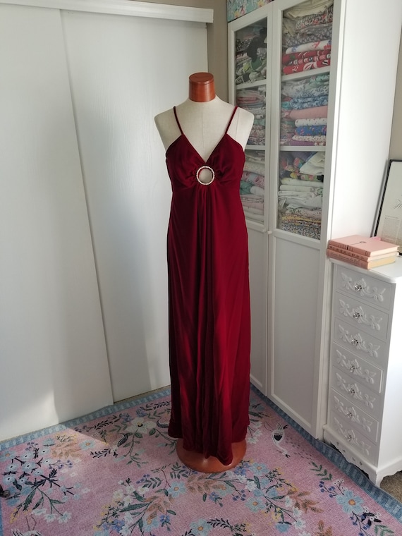 crushin it burgundy velvet maxi dress Free People Low Key Crushin' Velvet Maxi Slip Dress
