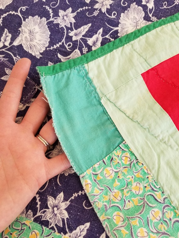 トップス nude vintage American Patchwork Quilt Queen Size Patchwork Quilt Top, 72