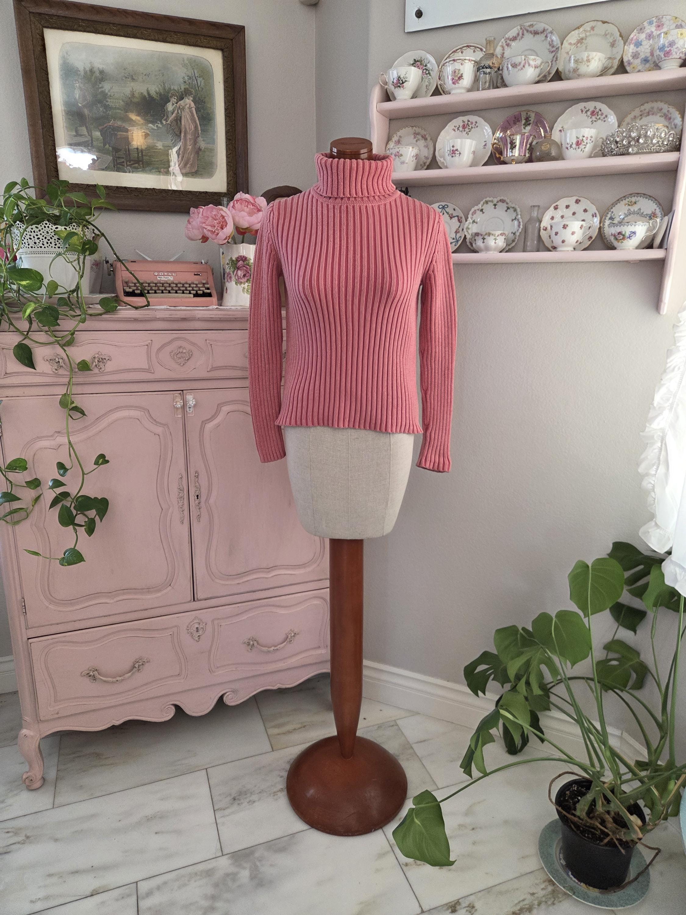 90s sweater dress Vintage Denim Button Front Jumper Dress
