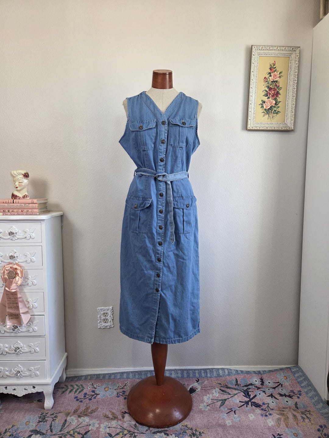 pocket dress Pink Lily My Favorite Stretchy Denim Mini Crafted from a durable Slouch Pocket Dress - Linen