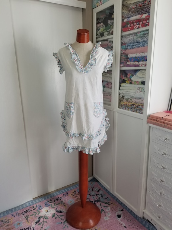 Vintage 1930's Feedsack Style Dress Dust Bowl Danc