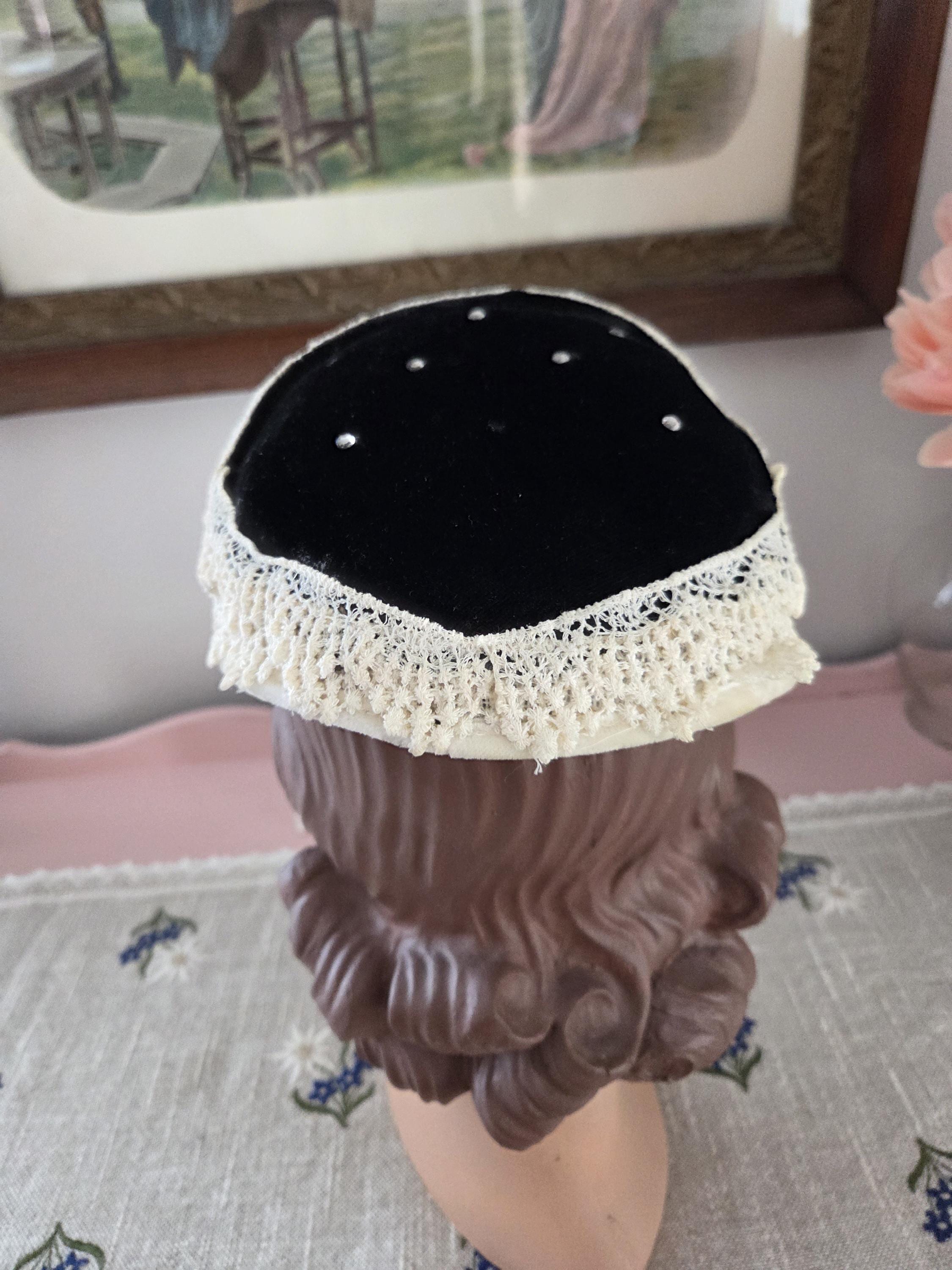 Black Tilt Hat - Etsy