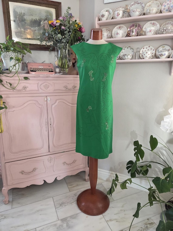 kelly green work dress Black BELTED Sheath Dress WRAP V-Neck CAPE Sleeve ELEGANT WORK Dress Black / 4