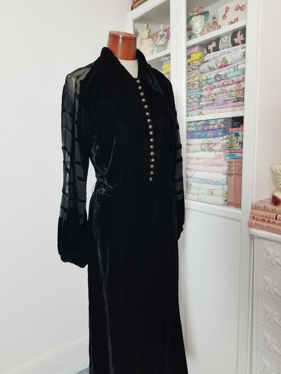 blue dress for baby girl Command the Room Black Velvet Scalloped Button Front Mini Dress