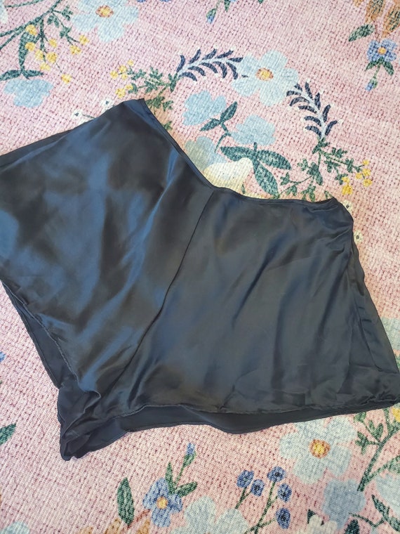 Vintage 1990's \ Y2K Victoria's Secret Black SILK… - image 2