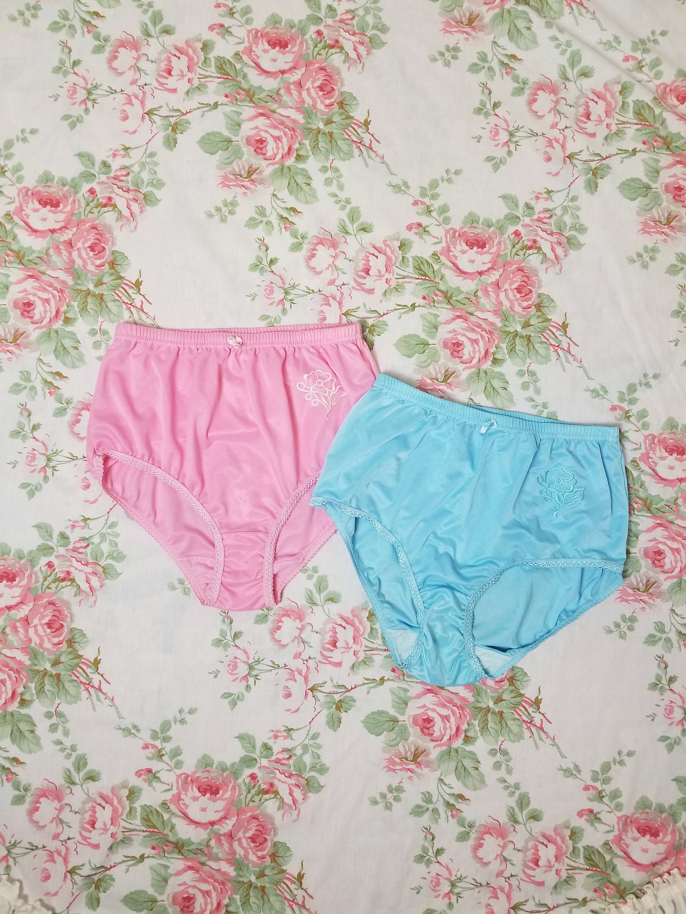 NEW Women's SOEN Panties Underwear FULL sz M MEDIUM box of 12 pastel flower
