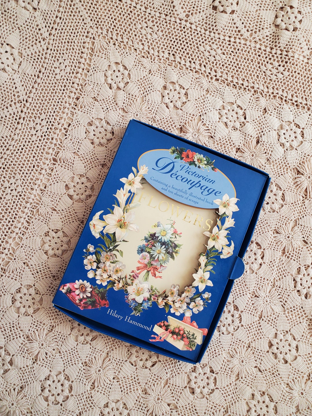 Vintage Victorian Decoupage Craft Activity Book Hilary Hammond