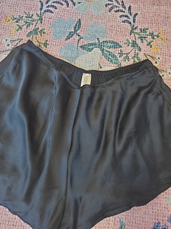 Vintage 1990's \ Y2K Victoria's Secret Black SILK… - image 3