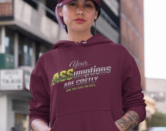 Your Assumptions Are Costly PNG | Bold Statement Digital Download | Attitude Quote Design