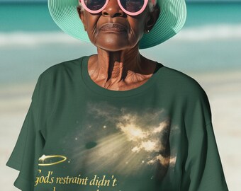 God’s Restraint Didn’t Change My Thoughts PNG | Statement Design