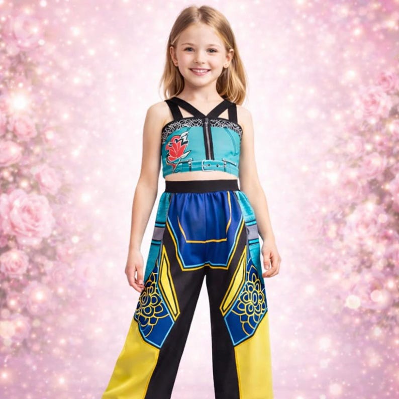 kpop-demon-hunters-zoey-costume-for-kids-anime-girl-outfit-birthday