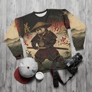 Ronin River Warrior Otter Samurai Long Sleeve Shirt