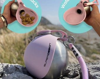 Leakproof Dog Water Bottle | One-Hand Press Pet Hydration Dispenser (285ml)