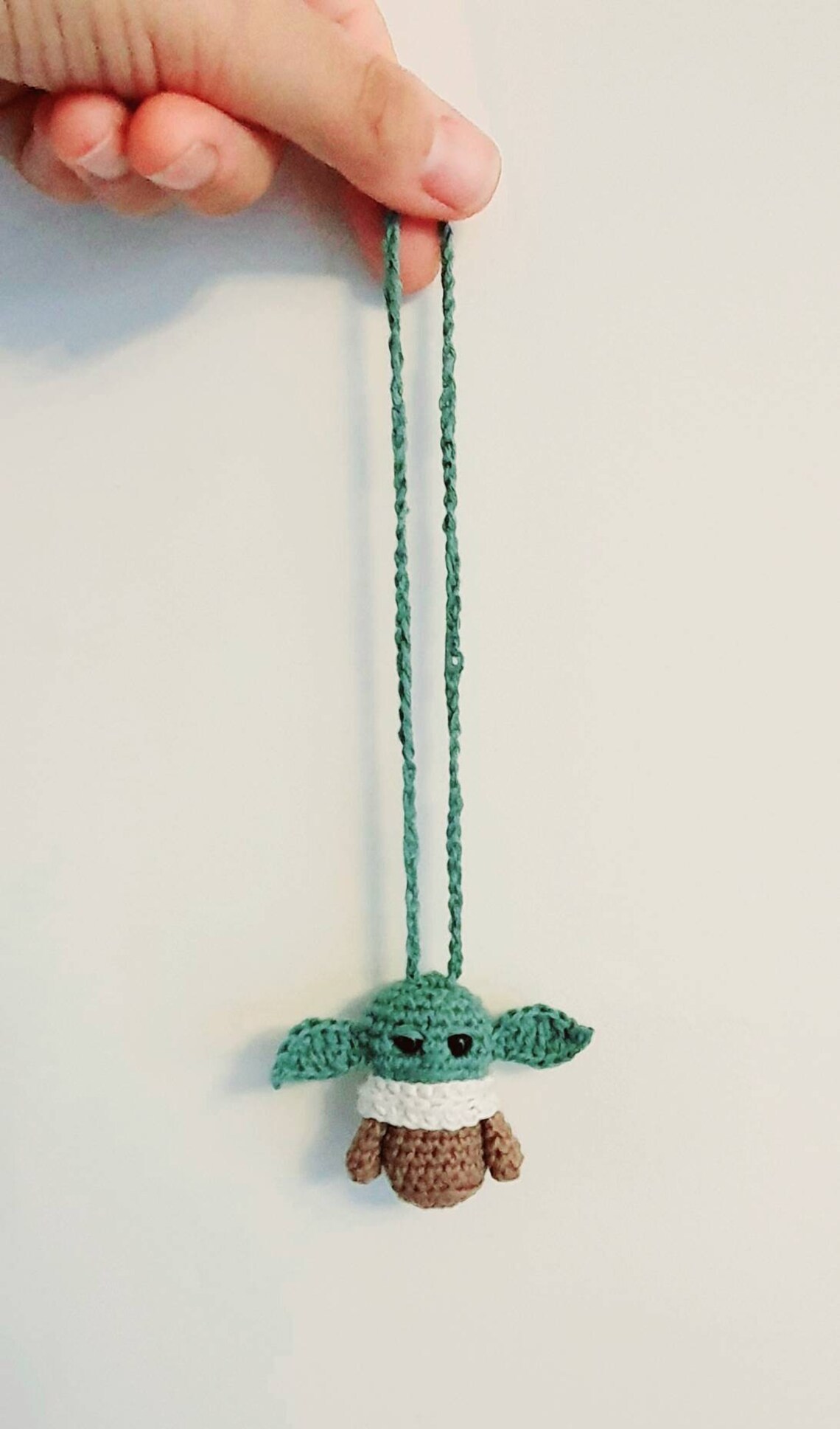 Baby Yoda inspired car mirror hanging accessory / baby yoda Etsy