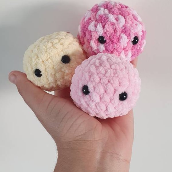Handgemachte häkeln Stress Ball: Chenille Sorgen Haustier Spielzeug