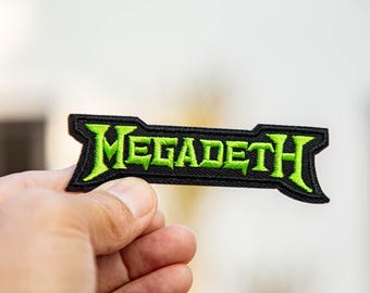 Megadeth Band Patch | | 9.5cm x 3cm (Sew-On/Iron-On)
