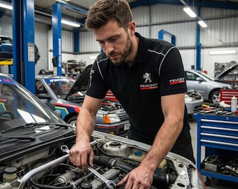 Polo de course Peugeot Sport : des vêtements de sport automobile performants pour les passionnés