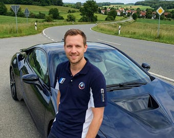 BMW i-Motorsport-Poloshirt – Sportbekleidung für Fans