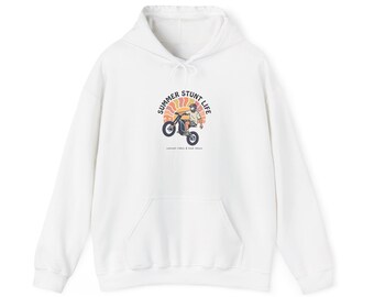 Sommer Stunt Leben Hoodie | Sommerästhetik, Retro-Küstenvibes