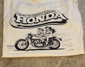 Retro Honda Motorcycle T-Shirt – Men's Summer Riding Gear (2026 Edition)