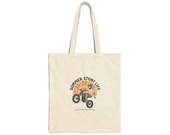Sommer Stunt Life Tasche | Sommerästhetik, Küstenvibes, Retro-Pastellleinwand