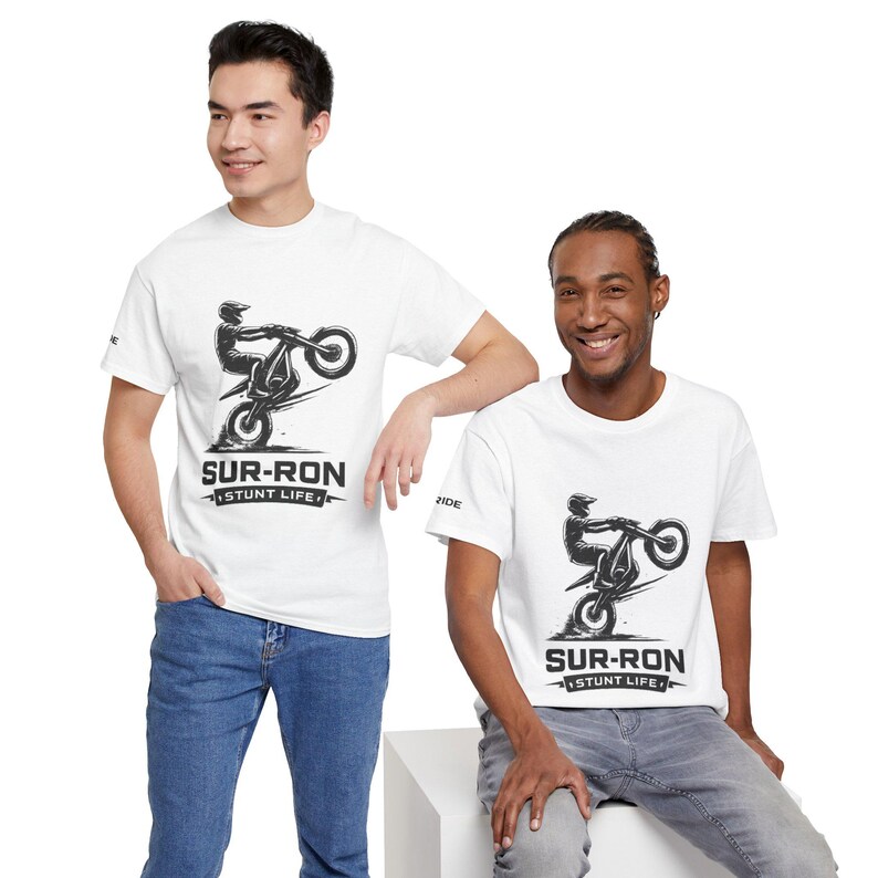 Sur-Ron Wheelie Illustration Tee | E Bike Rider Shirt Stunt Life image 16