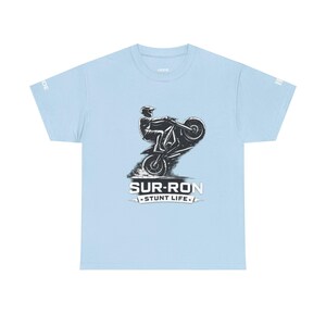 Sur-Ron Wheelie Illustration Tee | E Bike Rider Shirt Stunt Life image 6