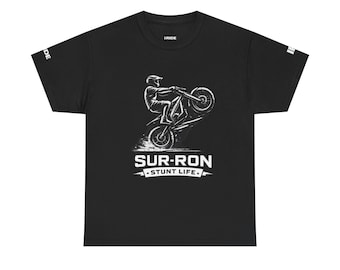 Sur-Ron Wheelie Illustration T-Shirt | E Bike Rider Shirt Stunt Life