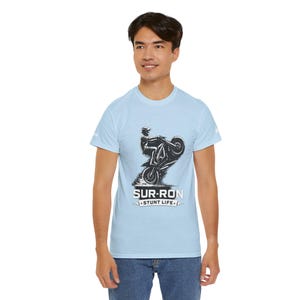 Sur-Ron Wheelie Illustration Tee | E Bike Rider Shirt Stunt Life image 12