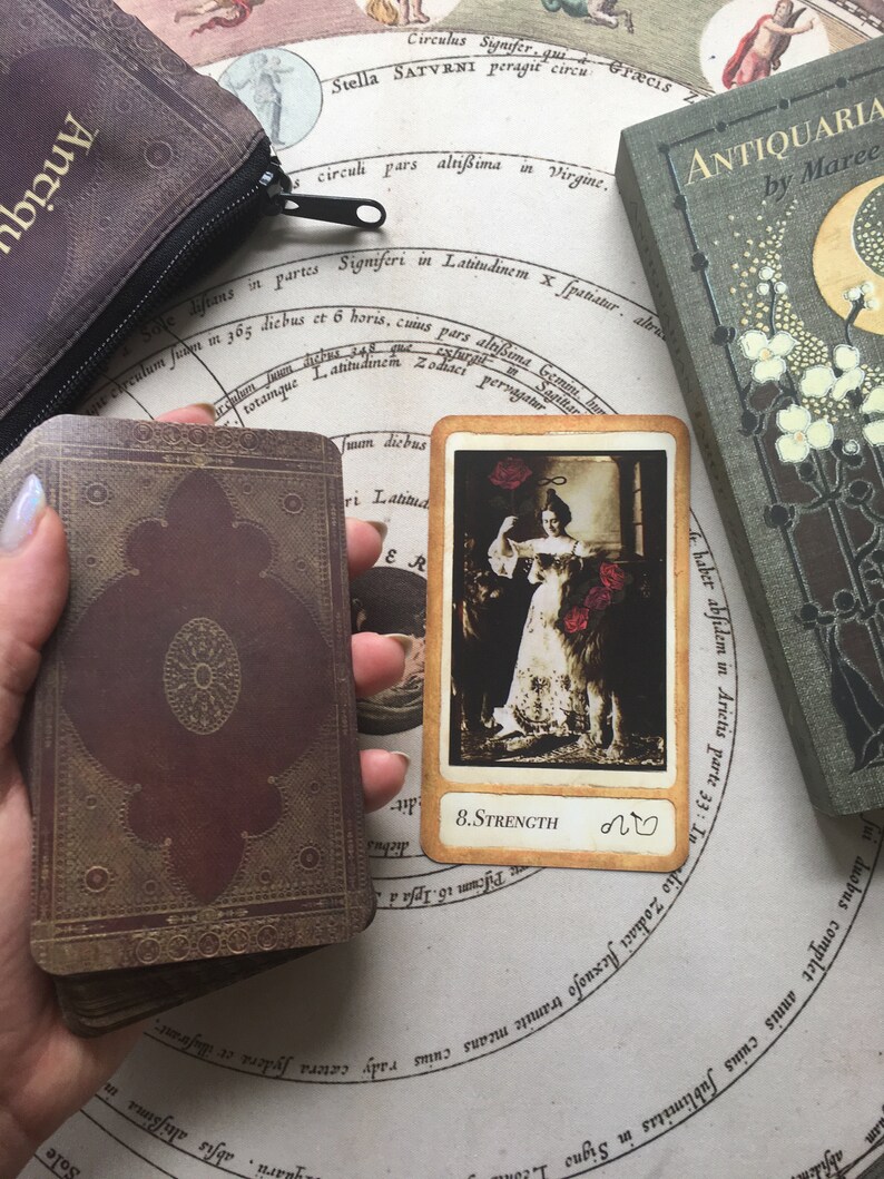 Tarot Deck Set Antiquarian Tarot Cards w/ Astrology Magic ...