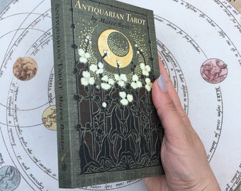 1st Ed Tarot Book for Antiquarian Tarot Deck | Book Only | Comprehensive Beginner's Guide on How to Read Tarot Cards