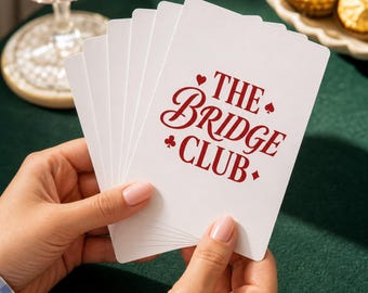 Bridge Playing Cards Glossy Poker Size Deck Card Game Gift