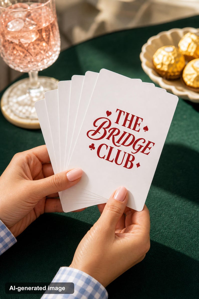 Bridge Playing Cards Glossy Poker Size Deck Card Game Gift