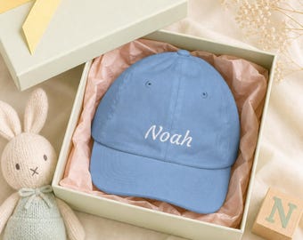 Personalized Kids Hat Custom Name Embroidered Youth Cap Boys Girls Birthday