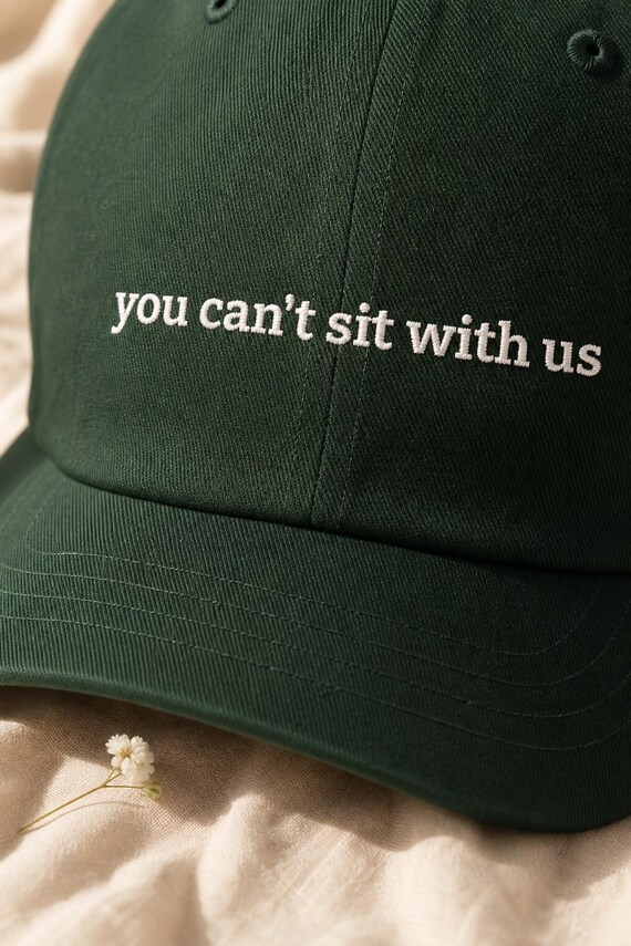 Funny Girls Trip Hat You Cant Sit With Us Embroidered Cap Bachelorette Women detail