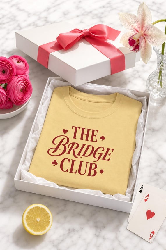 Bridge Club Shirt Vintage Card Suits Garment Dyed Tee Player Gift detail