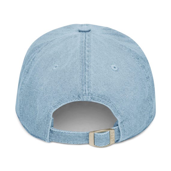 Denim Mom Hat Embroidered Baseball Cap Cool Mama Mothers Day detail