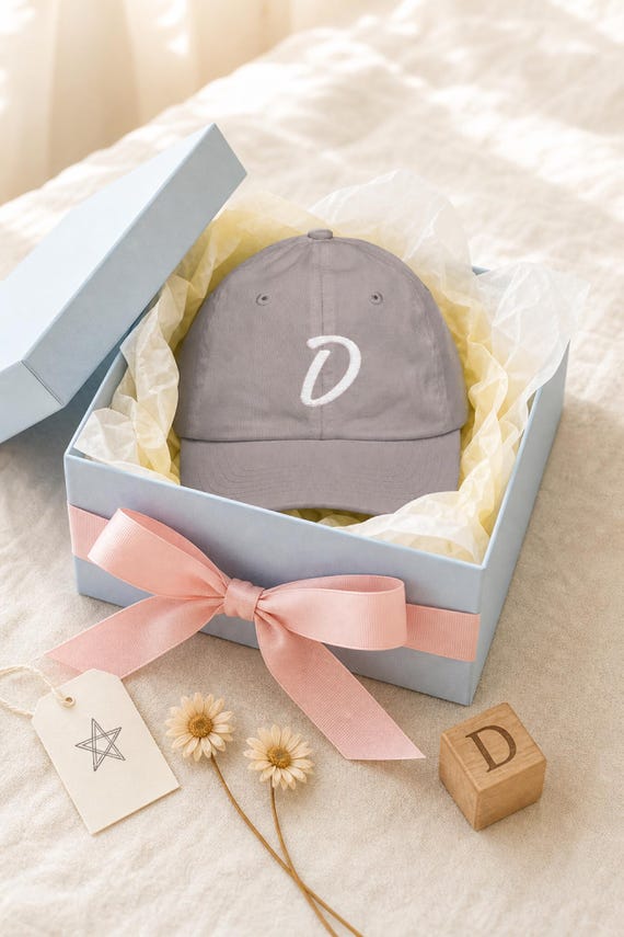 Personalized Kids Hat Custom Name Embroidered Youth Cap Boys Girls Birthday Gift detail
