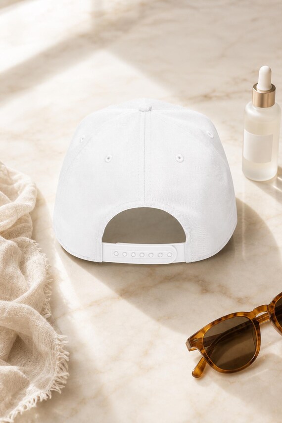 Mahj Varsity Arch Embroidered Hat Mahjong Player Cap Snapback Game Night detail