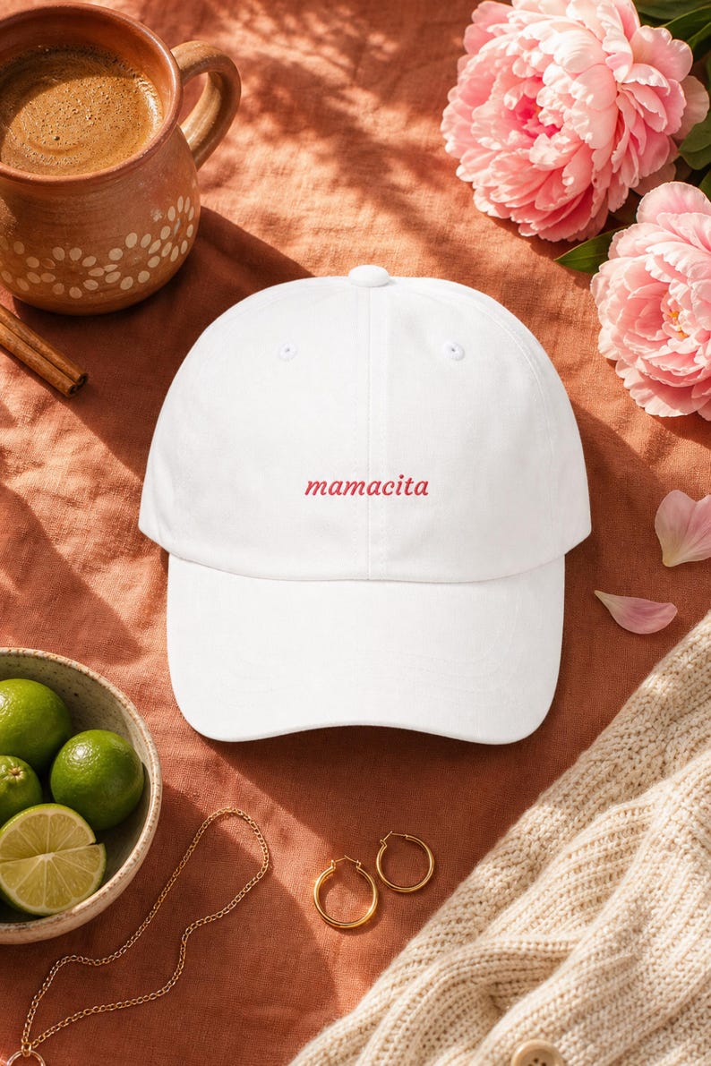 Mamacita Embroidered Hat Latina Mom Cap Mothers Day Gift for Her Birthday Baseball Shower Present