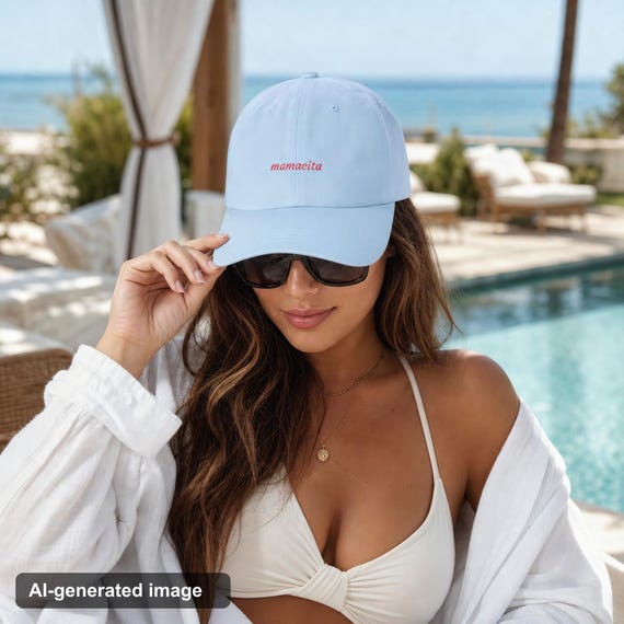 Mamacita Embroidered Hat Latina Mom Cap Mothers Day Gift for Her Birthday Baseball Shower Present detail
