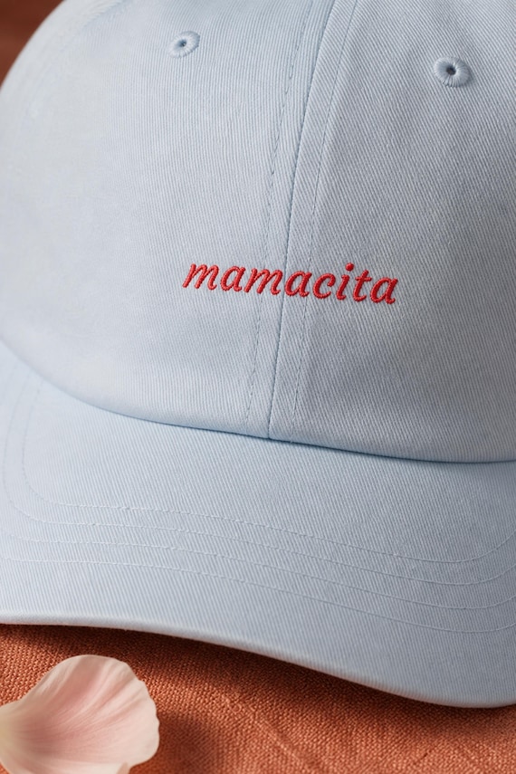 Mamacita Embroidered Hat Latina Mom Cap Mothers Day Gift for Her Birthday Baseball Shower Present detail