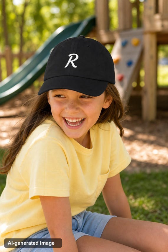 Personalized Kids Hat Custom Name Embroidered Youth Cap Boys Girls Birthday Gift detail