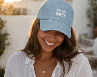 Personalized Bride Denim Hat Custom Name Embroidered Cap Bachelorette