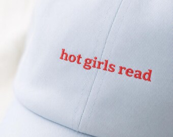 Hot Girls Read Embroidered Hat Smut Reader Cap Dark Romance BookTok Gift